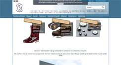 Desktop Screenshot of oomens-lederhandel.nl