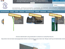 Tablet Screenshot of oomens-lederhandel.nl